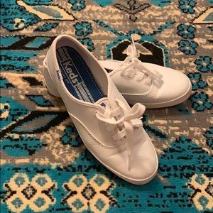 White leather Keds
